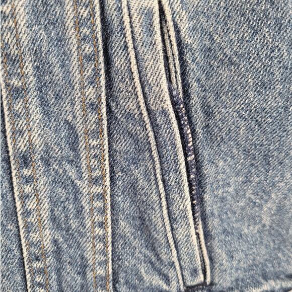 Retro Hard Rock Cafe Honolulu Denim Jacket 6 Button Lee Jean Jacket Streetwear - Picture 11 of 14